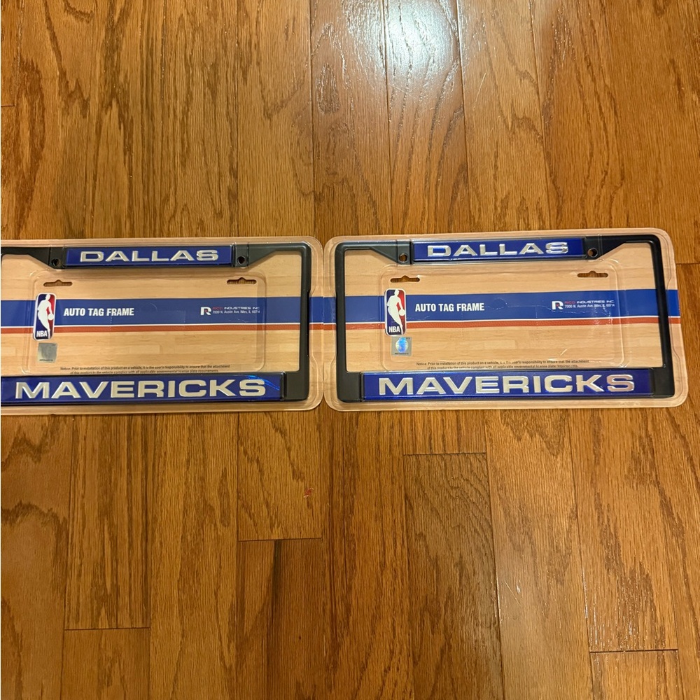 Dallas Mavericks License Plate Frames